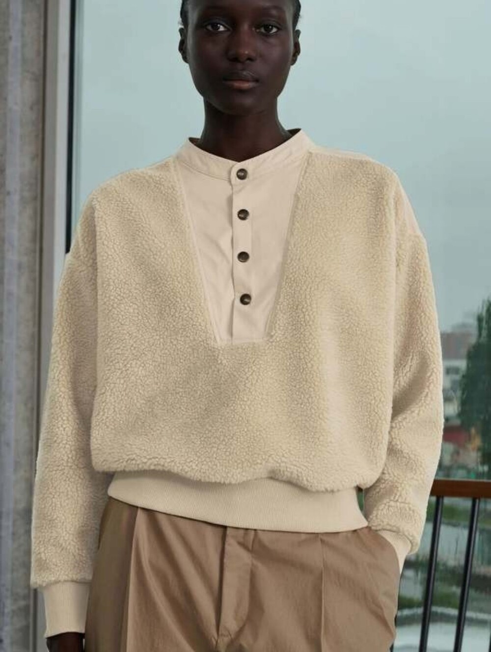 Soeur Fleece Sweatshirt Sz. 36